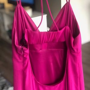 Express Fuchsia strappy dress